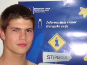 Mario Zvonarić, učenik srednje škole